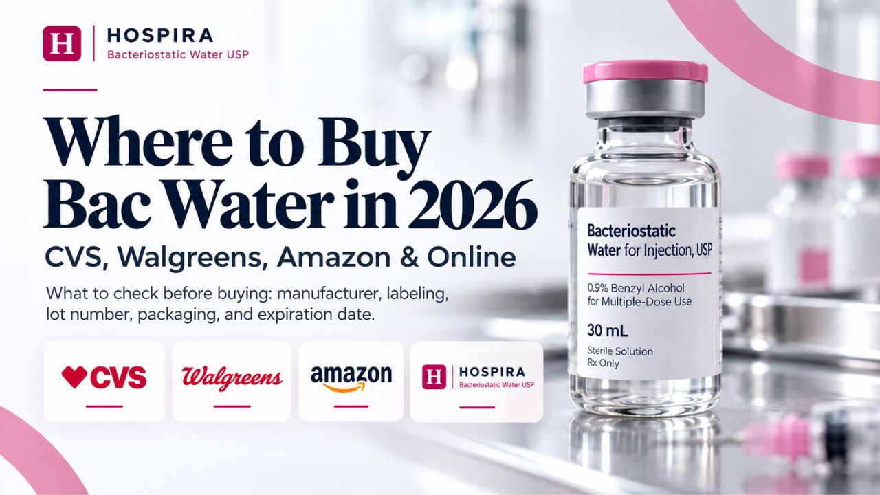 Where to Buy Bac Water CVS, Walgreens, Amazon & Online